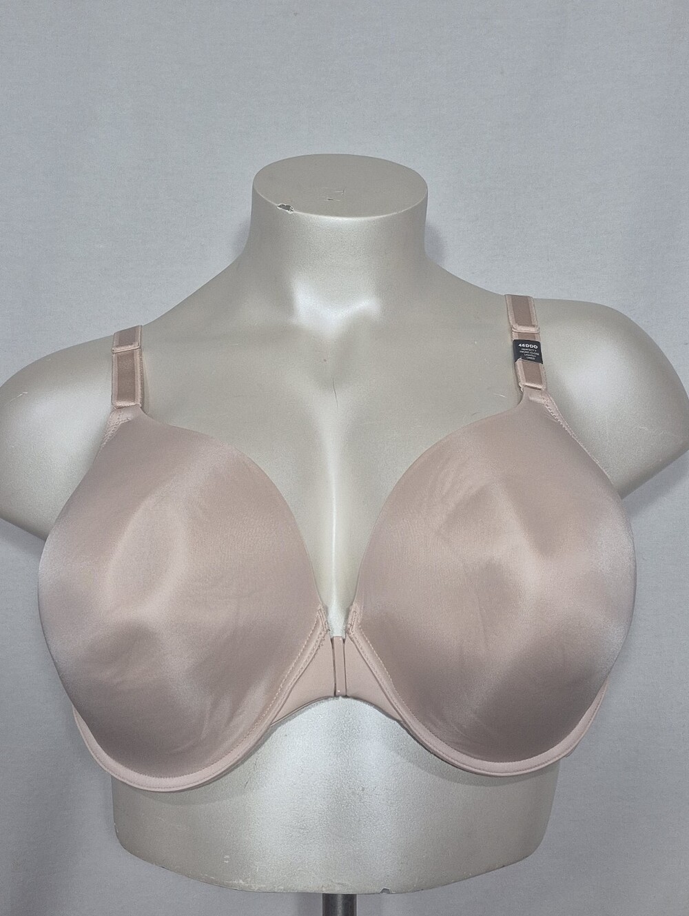 46DDD Torrid Perfect Front Close Lightly Lined Underwire Bra Beige NWT